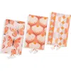 Tiramisu Marigold Flutter Kitchen Towel Set In Orange