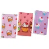 Tiramisu Kawaii Cupcake Cat Cotton Kitchen Towel Set In Multi