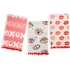 Tiramisu Xoxo Modern Romance Towel Set In Multi