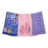 Tiramisu 3-piece Kitchen Towel Set In Blue