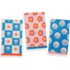 Tiramisu Groovy Floral Kitchen Towel Set In Blue