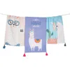 Tiramisu 3-piece Kitchen Towel Set In Blue