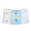 Tiramisu 3-piece Kitchen Towel Set In Blue