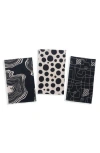 Tiramisu 3-piece Kitchen Towel Set In Multi