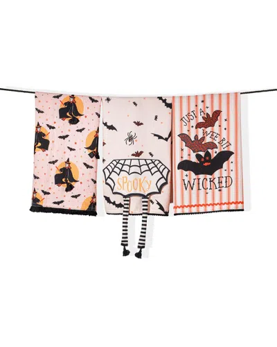 TIRAMISU TIRAMISU 3PC WICKED WHIMSY ARTISAN KITCHEN TEA TOWEL SET