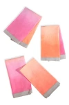 Tiramisu 4-pack Tropical Sunrise Napkins In Multi