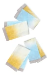 Tiramisu 4-pack Tropical Sunrise Napkins In Multi
