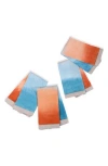Tiramisu 4-pack Tropical Sunrise Napkins In Multi