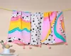 Tiramisu Abstract Pop Art Kitchen Towel Set In Pink
