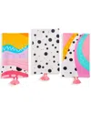 Tiramisu Abstract Pop Art Kitchen Towel Set In Multi