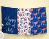 Tiramisu All-american Style Kitchen Towel Set In Blue