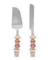 Tiramisu All The Pinks Cake Server Set In Pink