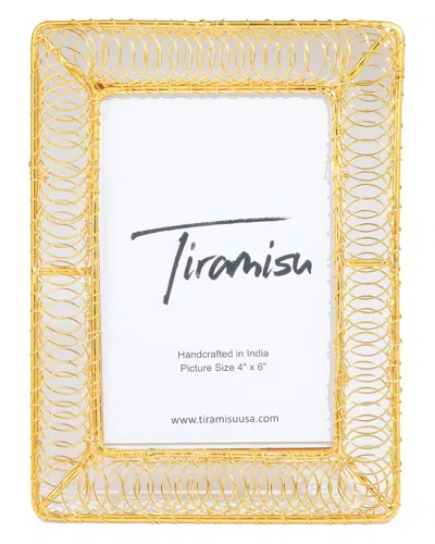 Tiramisu Aurelian Ripple Picture Frame In Gold
