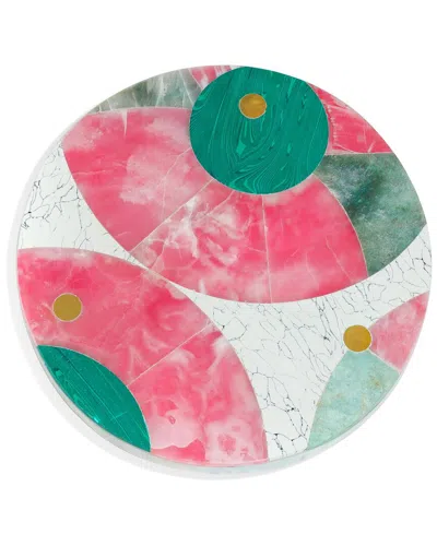 Tiramisu Aurora Splendor Gemstone Marble Platter