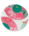Tiramisu Aurora Splendor Gemstone Marble Platter