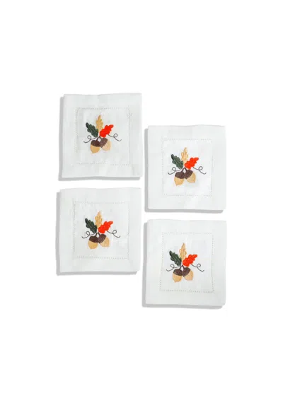 Tiramisu Autumn Acorn Cocktail Napkins