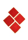 Tiramisu Autumn Blaze Embroidered Cocktail Napkins
