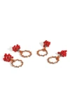 Tiramisu Autumn Ember 4-pack Napkin Rings In Red