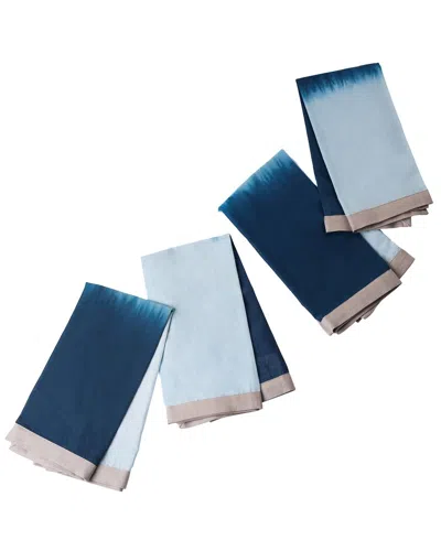 Tiramisu Azure Tide Tie-dye Napkin Set