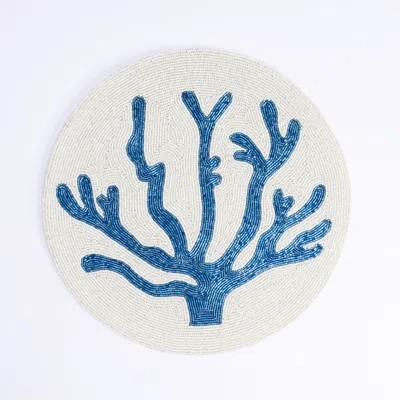 Tiramisu Blue Coral Placemat