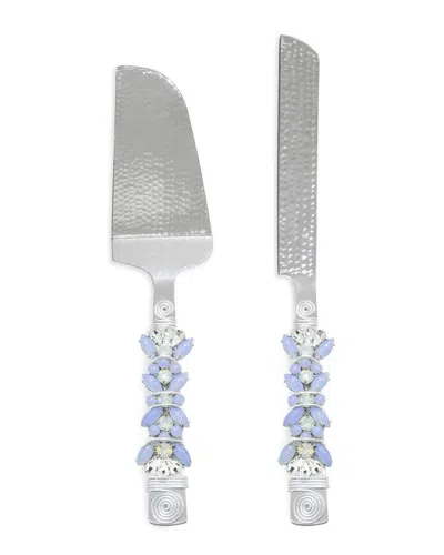 Tiramisu Blue Sparks Cake Server Set