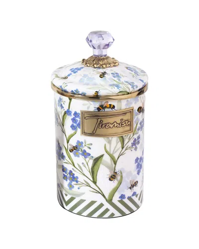 Tiramisu Bluebell Garden Large Decorative Kitchen Canister In Multi