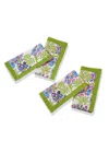 Tiramisu Bluebell Symphony Block Print Cotton Napkins