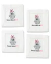 Tiramisu Boo-ze Boo-ze Boo Cocktail Napkins Set In White