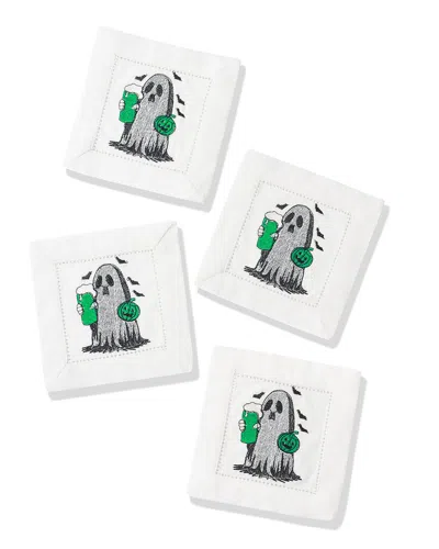 Tiramisu Boo-zy Brew Cocktail Napkins Set In Multi