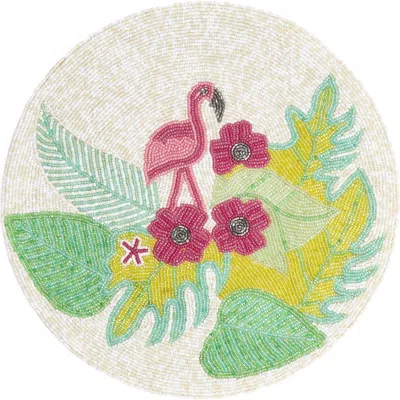 Tiramisu Botanica Beaded Placemat In Multi