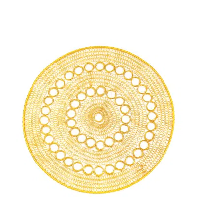 Tiramisu Celestial Rings Set Of 4 Metal Placemats In Gold