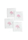Tiramisu Cherry Blossom Cocktail Napkins