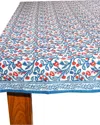 Tiramisu Chic Contrast Block Print Cotton Tablecloth