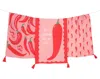 Tiramisu Chili Pepper Kitchen Towel Set In Red