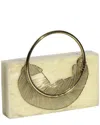 Tiramisu Crescent Minaudiere In Gold