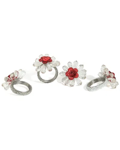Tiramisu Crimson Radiance Napkin Rings