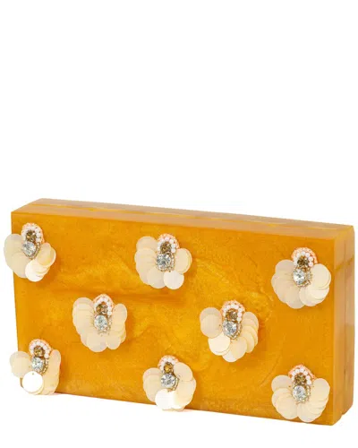 Tiramisu Crystaline Minaudiere In Orange