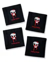 Tiramisu Deadly Drinks Cocktail Napkins Set In Black