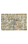 Tiramisu Decorative Accent Tray In Ivory/gold