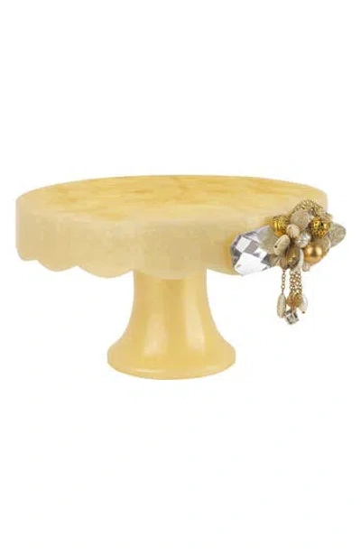 Tiramisu Decorative Cake Stand In Gold