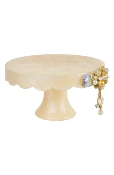 Tiramisu Decorative Cake Stand In Ivory
