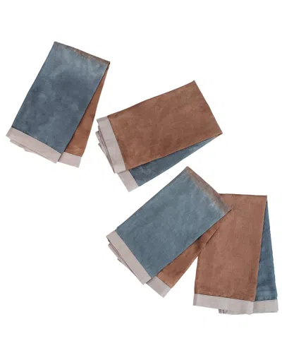 TIRAMISU TIRAMISU EARTH & SKY TIE-DYE NAPKIN SET