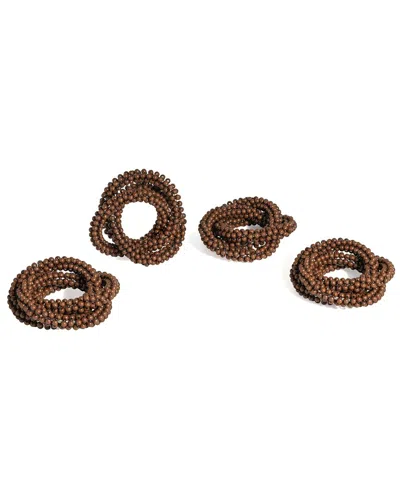 Tiramisu Earthen Elegance Napkin Rings