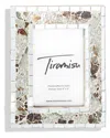 Tiramisu Earthstone Glimmer Mosaic Picture Frame In Multi