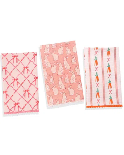 TIRAMISU TIRAMISU EASTER MEADOW COTTON KITCHEN TOWEL SET