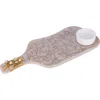 Tiramisu Embellished Chips & Dip Board In Gray