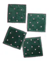 Tiramisu Embroidered Set Of 4 Cocktail Napkins