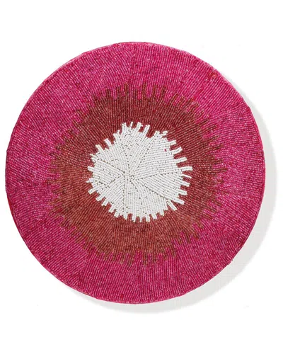 TIRAMISU TIRAMISU FUCHSIA SOLAR BEADED CHARGER