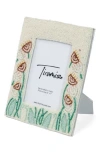 Tiramisu Garden Whispers Picture Frame In White Multi