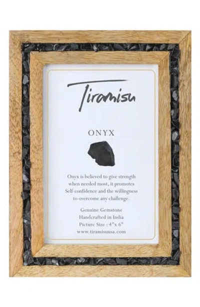 Tiramisu Gemstone Picture Frame In Black